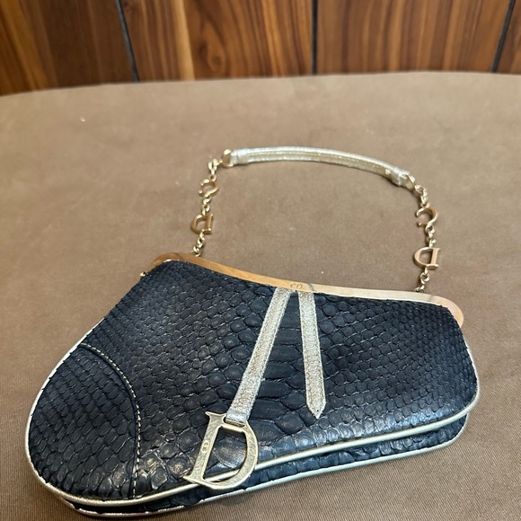 Iconic 2002 Python Dior small saddle bag. Excellent condition. - Picture 5 of 7